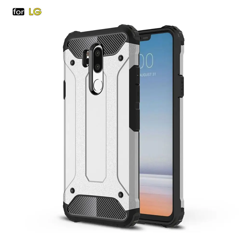 Жесткий ПК Мягкий ТПУ робот Броня чехол для телефона LG G6 G7 V40 G8 ThinQ V50 защитная