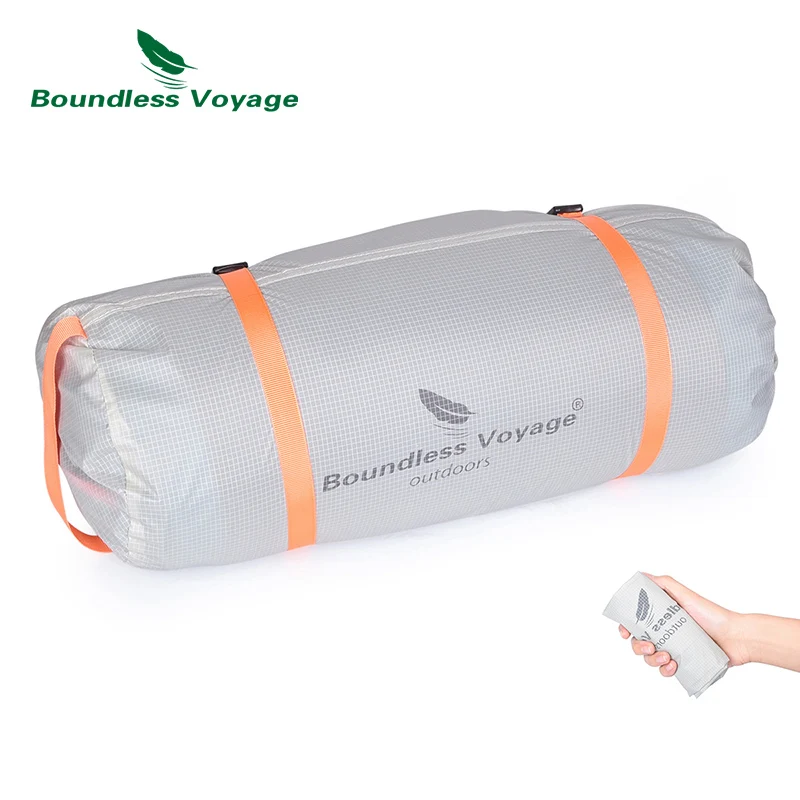 Boundless Voyage Compression Storage Bag for Tent Sleeping Poles Mat Waterproof Camping Travel Nylon Carry PU3000+ | Спорт и