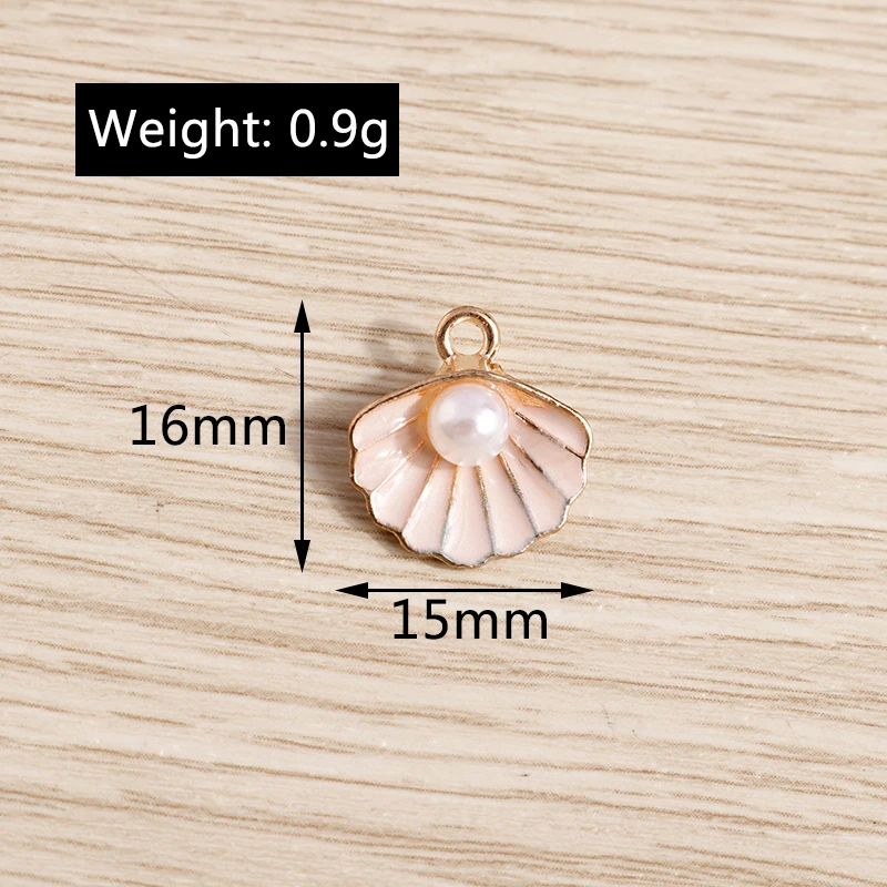 10 stücke 10x26mm Schöne Legierung Emaille Fisch Charms Anhänger für Schmuck Machen Frauen Mode Drop Earirngs Necklacecs handwerk Liefert – Detail 15