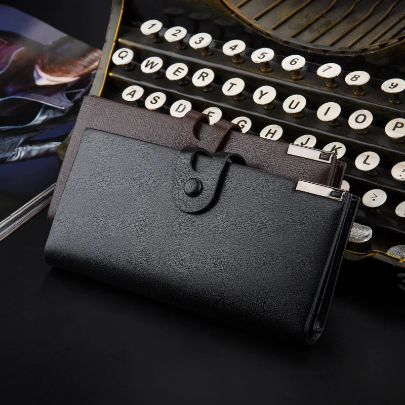 

MEN'S LONG Pattern Wallet Cool Wallet Buckle Men xi zhuang bao Guangzhou Wallet Wholesale on Behalf