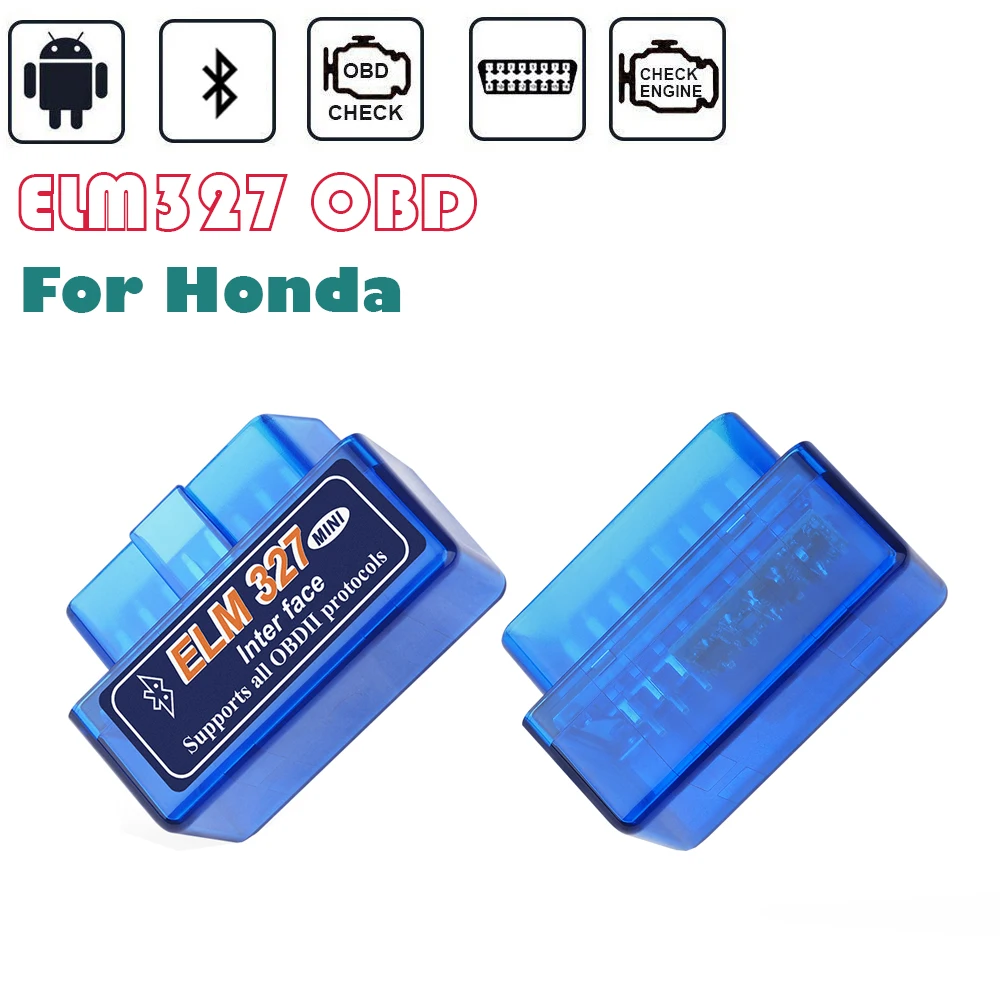 Диагностический инструмент OBD2 для Honda Accord CRV Civic SPIRIOR CR- Odyssey Elysion ELM327 | Автомобили и