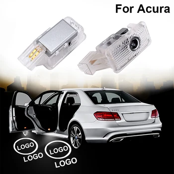 

2pcs Car Led Door Welcome Light Logo Projector Laser Lamp Ghost Shadow Lights car accessorie for Honda Acura MDX RLX ZDX TLX TL