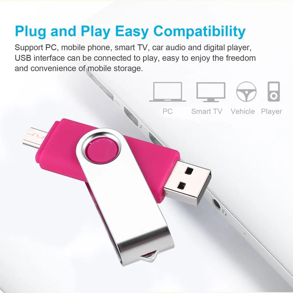 OTG 256GB Micro USB 2,0 флеш-накопитель флэш-накопитель U диск для Android PC