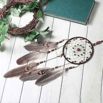

Feather Pendant Hand woven Hanging Decor Ornaments Parts Replacement Car