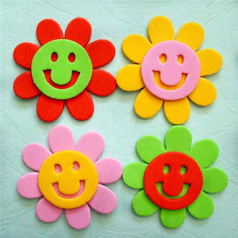 10pcs1mm Thick EVA Foam Paper DIY Handmade Sponge Scrapbooking Craft Flower Background Cutting Children Poster Paper Decoration