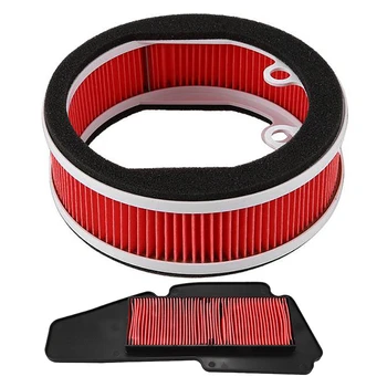 

2Pcs Motorcycle Air Filter Air Intake Cleaner for YAMAHA SMAX155 FORCE155 HW125 HW150