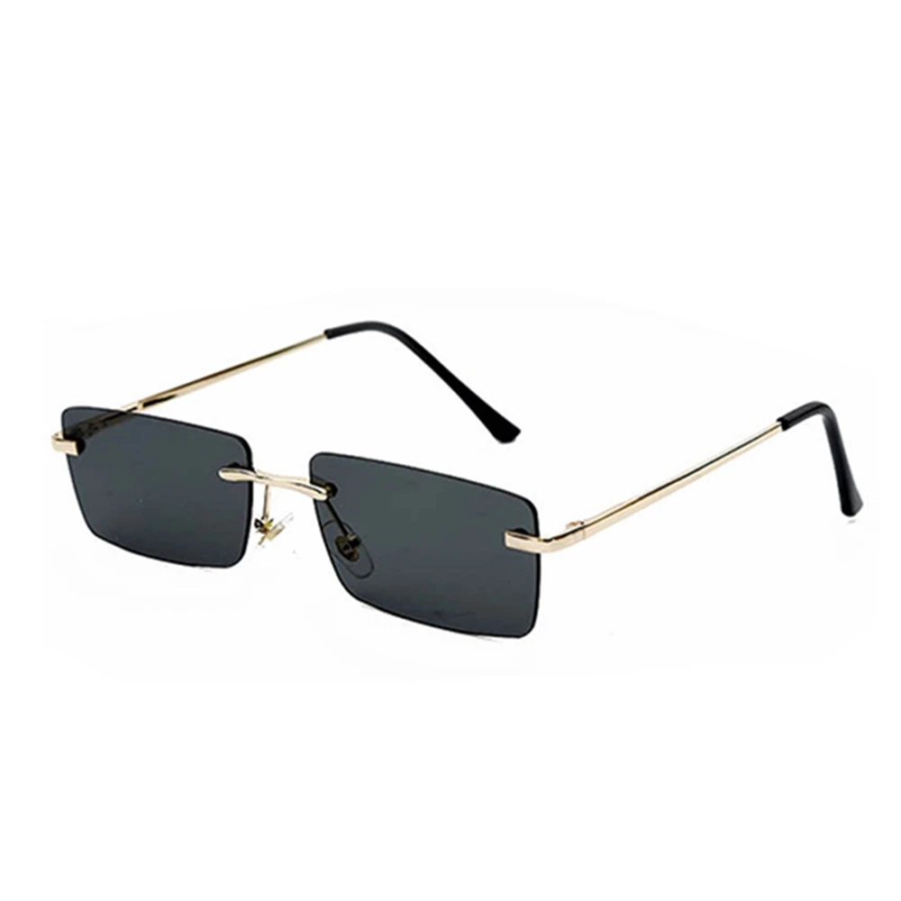 6-GoldGray MuseLife Модные женские солнцезащитные очки в металлической оправе, классический фирменный дизайн, металлические маленькие квадратные женские солнцезащитные очки, UV400 lentes de sol mujer - Цвет линз: 6-GoldGray