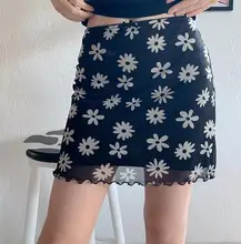 Aliexpress - Women’s Mini Skirt Korean Style Kawaii Ruffle Hem High Waist Short Straight Skirt Sexy Harajuku Y2K Aesthetic Vintage Streetwear