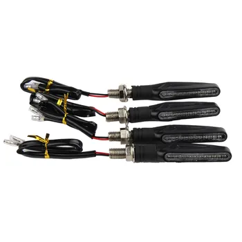 

4PCS Motorcycle 12 LED Turn Signal Indicator Blinkers Light Amber uto Car DRL COB Driving Fog lights DHO DRL #YL10