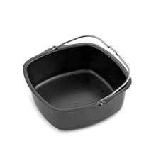 2 дюймовая воздушная фритюрница, аксессуары для торта, сковорода, форма для торта, синий поднос для пиццы, бытовая жесткая фритюрница, аксессуары, антипригарная корзина для торта