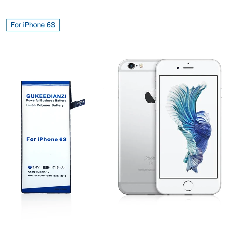 GUKEEDIANZI для iPhone6S батарея для iPhone 6S замена мобильного телефона 1715 мАч батарея для iPhone 6S