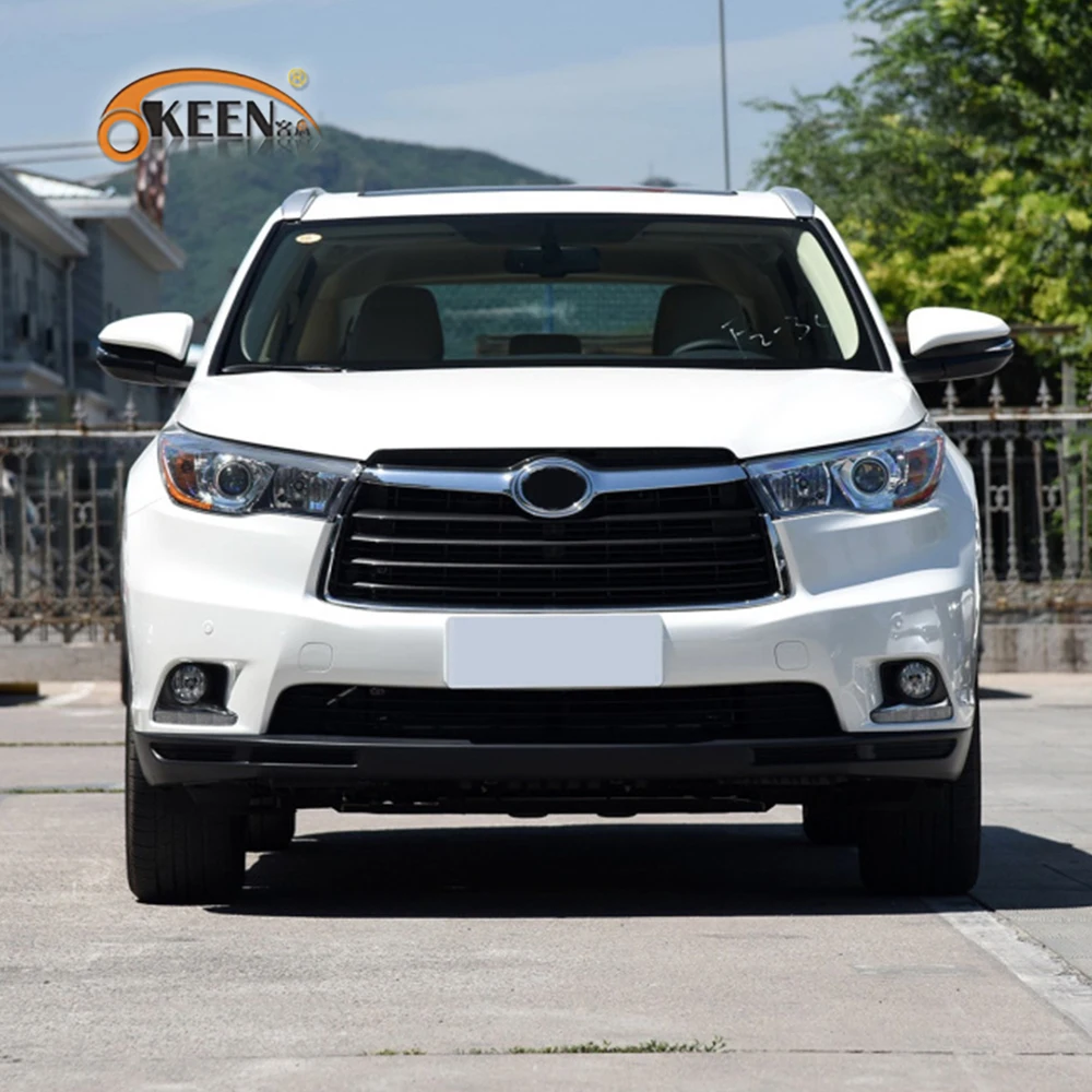

OKEEN 2pcs Led Daytime Running Lights For Toyota Highlander 2014 2015 2016 2017 DRL Turn Signal Lamps Front Fog Lights Cover 12V