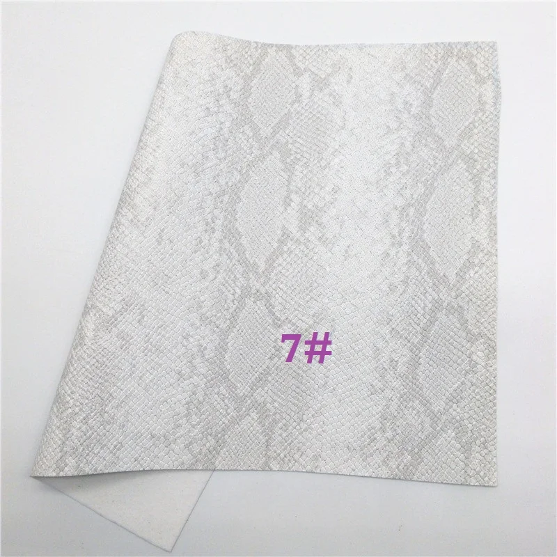 Glitterwishcome 21X29 см A4 размер винил для бантов металлическая змеиная кожа, синтетическая кожа, искусственная кожа листы для бантов, GM591A - Цвет: 7