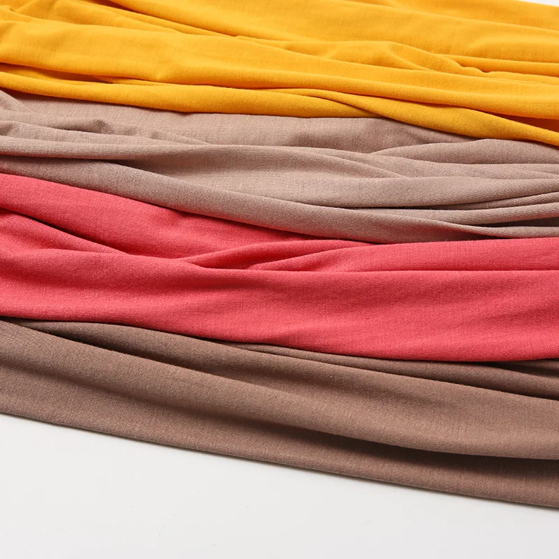 Hfb385bd502a24192b92e33bcfe95c6c42 Hot Sell Turban Head Wrap Hair Scarf Solid Color Long Breathable Head Band For Women Mallzona