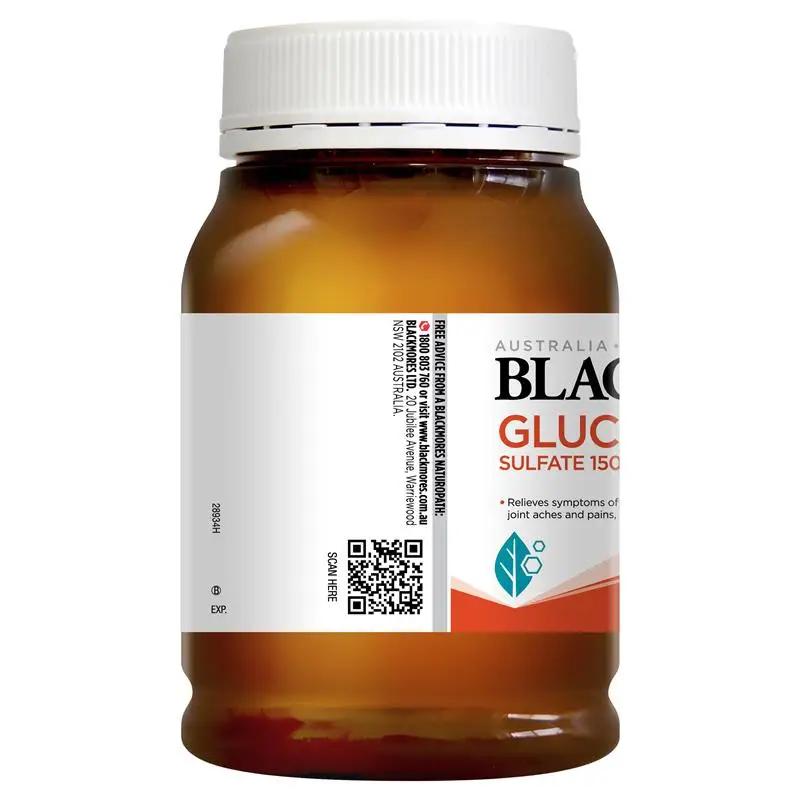Капсулы из глюкозамина сульфата Blackmores для здоровья суставов старшего возраста