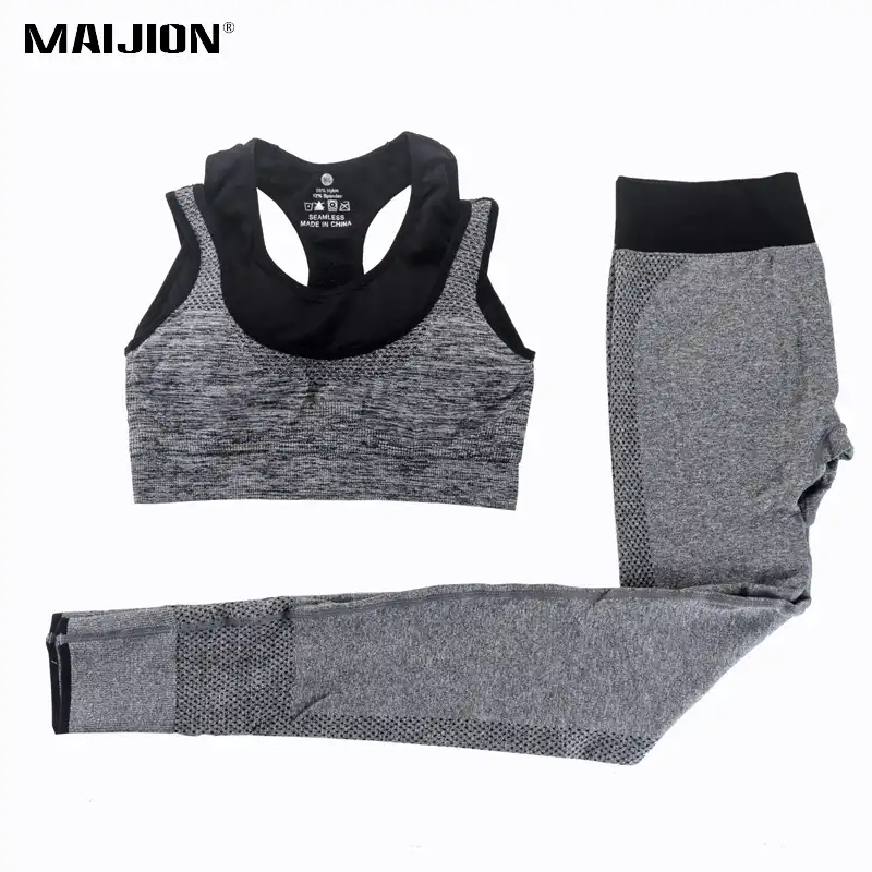 MAIJION 2 шт. Спортивный сет для занятия фитнесом и йогой: спортивный бюстгальтер
