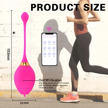 Wireless Remote Control G-spot Massager App Vibrators Female Clitoral Stimulator Vibrating Egg Sex Toy for women Vaginal Ball 6