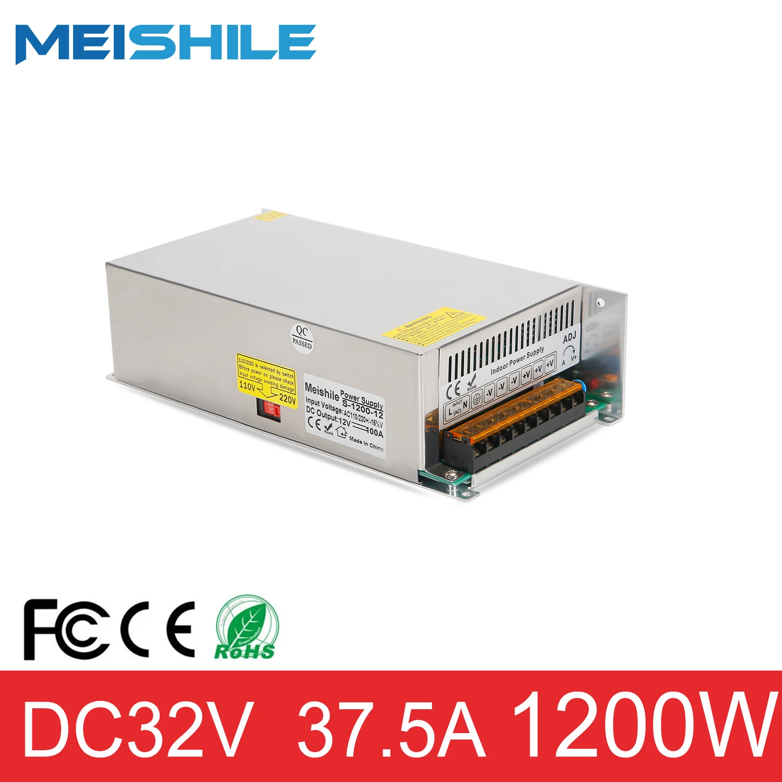 AC to DC 32V 37.5A 1200W Switching Power Supply Drive Transformer for CNC Motor Industrial Electronic Electrical Equipment Etc. |