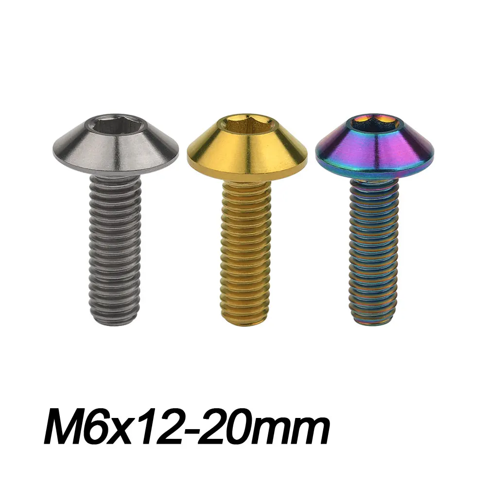 Xingxi титановый болт M6X12 15 20 мм Шестигранная головка Ti винты Болт M6 для мотора