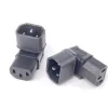 IEC 320 C13 to C14 AC Plug Converter, C14 to C13 Up/Down Angle Power Adapter Plug, 3Pin Female to Male 10A 250V ► Photo 3/6