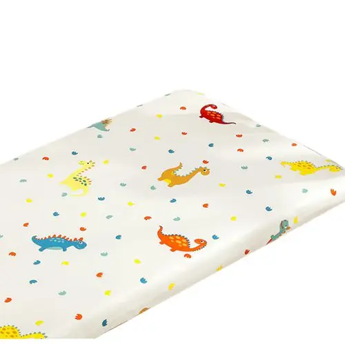 1 шт. матрас для детской кровати) индивидуальная простыня для детской кровати, подходящая для 120x60 130x70 см, Комплект постельного белья из хлопка для новорожденных - Цвет: Dinosaur2