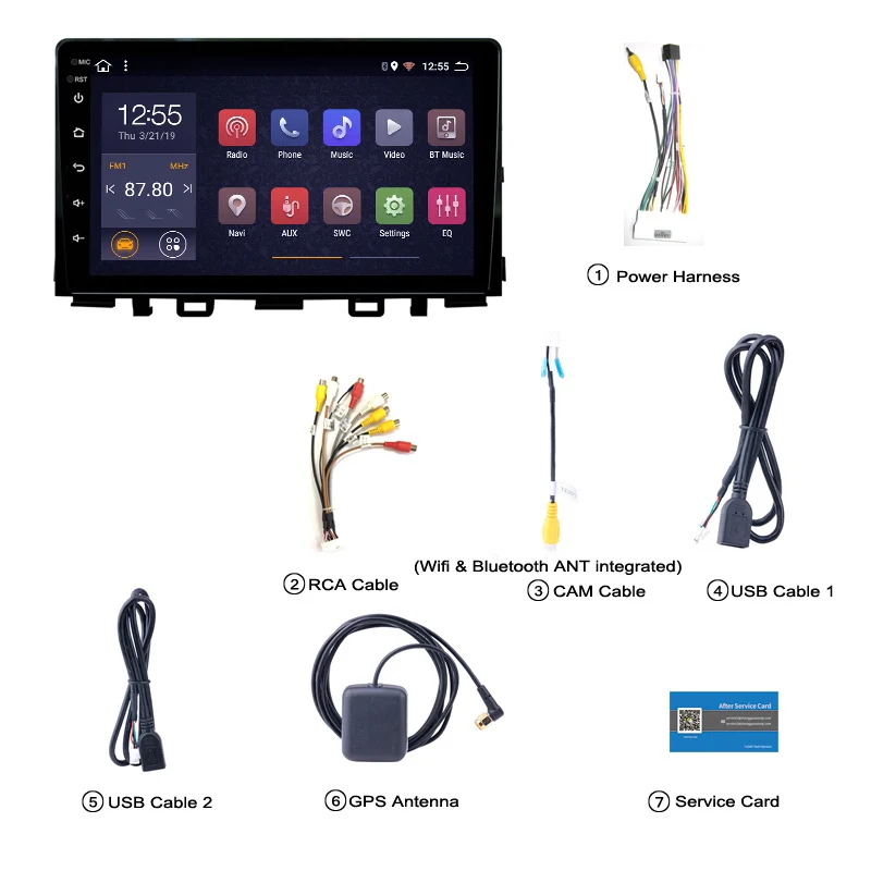 Perfect PX6 4G+64G Android 9.0 Car Audio Player 9 inch 2din IPS 2.5D Screen For KIA Picanto RIO 2017 Car GPS Navigation 5