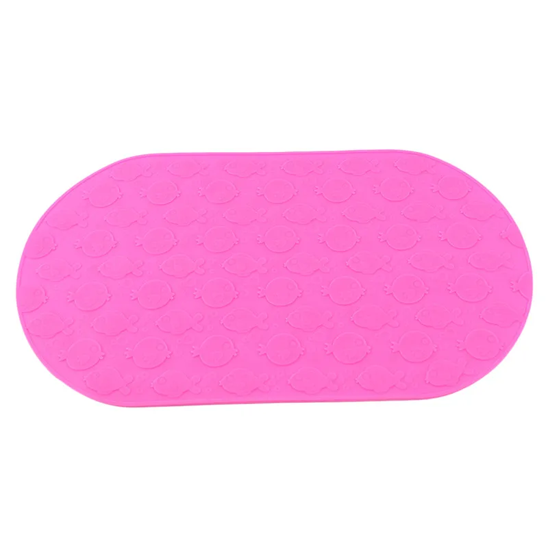 Brand Baby Anti-Slip Bath Mat 41*24cm Seat Powerful Suction Silicone Non-Toxic Baby Tub 5 Colors Newborn Bath Mat