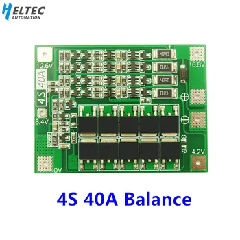 

18650 BMS 4S 40A Li-ion Lithium Battery Charger PCB BMS Protection Board with Balance For Drill Motor 14.8V 16.8V Lipo