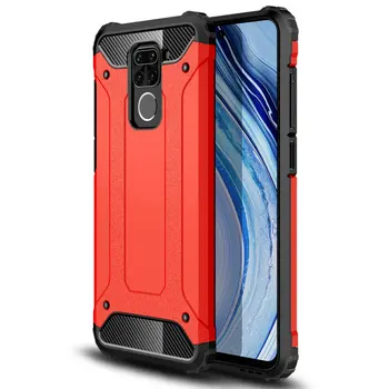 

50pcs/lot Baby Safe Case For Xiaomi Redmi Note 9 Heavy Duty 2 in 1 Detachable Armor Hard Case