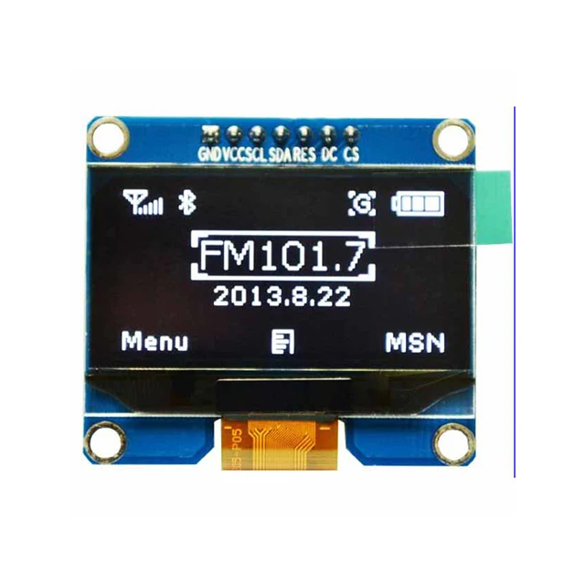 

A15-- 1.54 inch white/ blue/ yellow OLED display module 7pin 128*64 1.54-inch OLED module SSD1309