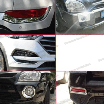 

Lsrtw2017 Abs Car Foglight Front Rear Frame Trims for Hyundai Tucson 2004-2018