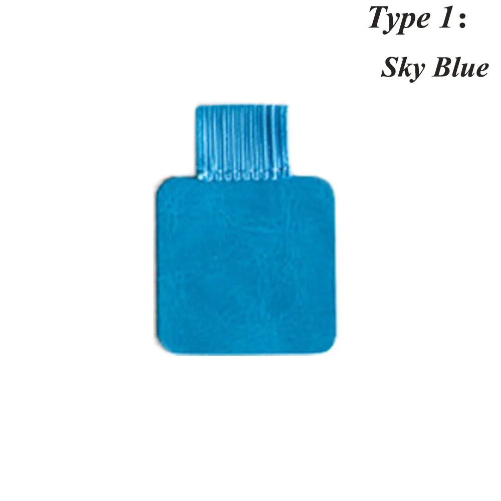 Sky Blue1 1 шт. красочные самоклеющиеся резиновые зажимы для ручки Карандаш эластичная петля для ноутбуков журналов клипборды подставка для ручек для офиса школы - Цвет: Sky Blue1