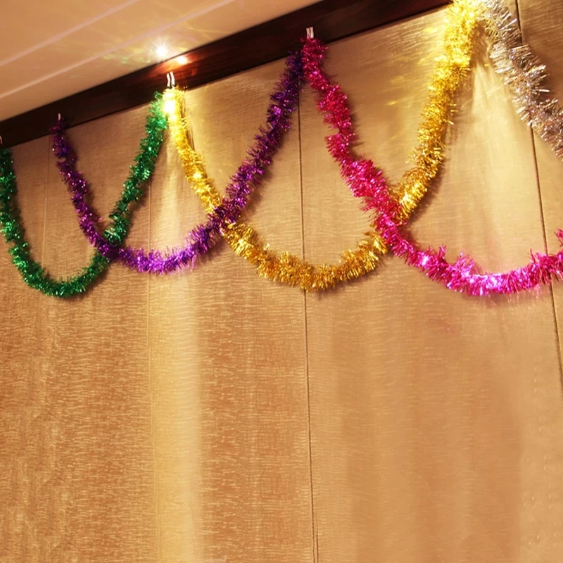 9 разноцветное Рождественское украшение Bar верхняя Гирлянда DIY Новые Xmas для елки