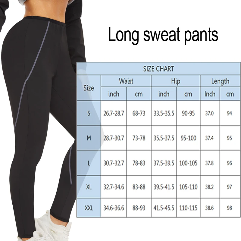 best body shaper LAZAWG Womens Sweat Sauna Weight Loss Leg Shapers Sauna Sweat Pants Sports Hot Slimming Leggings Female Workout Fitness Shorts plus size shapewear