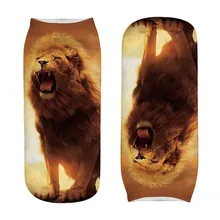 Модные осенне-зимние носки с объемным рисунком милого кота, тигра; женские забавные эластичные носки Kawaii; Calcetines; забавные носки для мужчин и женщин