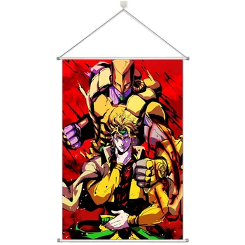 

Anime jojo JoJo's Bizarre Adventure Jotaro Personalize Customer Made Alloy Fabric Wall Poster Scroll 60x90cm 24x36inches