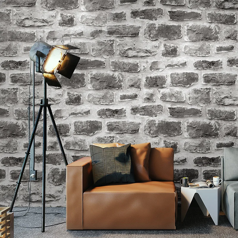 

beibehang Modern Chinese 3D Three-dimensional Culture Brick Brick Wallpaper Restaurant Bar Hotel Clothing Store Wallpaper