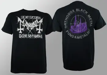 

Authentic MAYHEM Band Orthodox Black Metal T-Shirt S-3XL NEW Casual Short Sleeve T Shirt Novelty Print T Shirt Men Top Tee