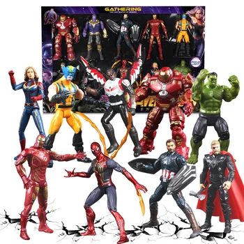 

Diy Marvel Super Heroes Hulk Thanos Tree Man Toy Action Figure Avenger Collection Model Toys for Children Kids Christmas Gift