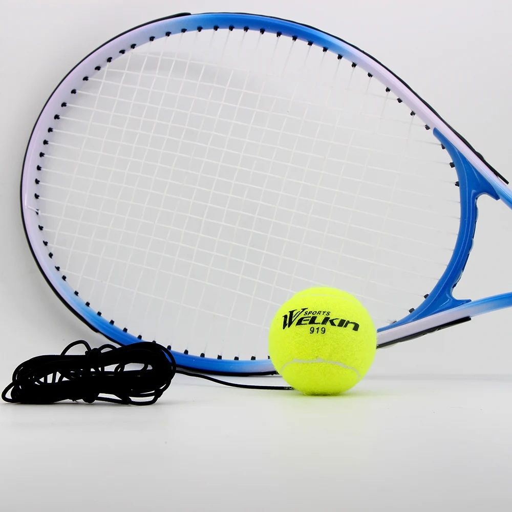 Tennis Balls With Elastic Rope Cricket Training Rubber Ball For Beginner