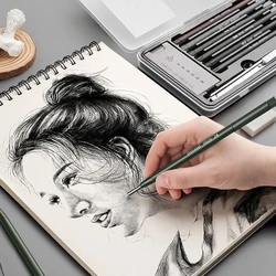 Art Pencils Graphite Alot Sketching Pencils Beginner Charcoal Pencil For Drawing Painting Set Art Student Hard/soft Carbon