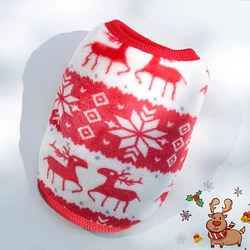 Cozy Winter Flannel Pet Vest - Soft Warmth - XL  4.5-6.0 kg (Blue)