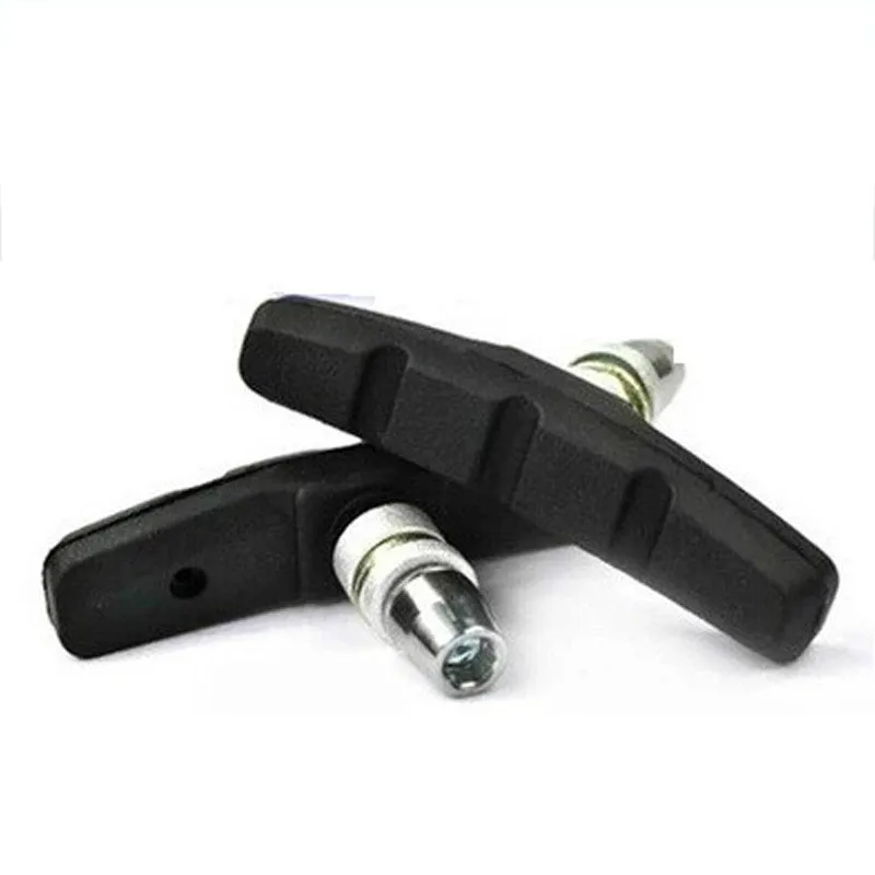 Bicycle Brake Pads Bicycle Braking V-Brake Holder Shoes Rubber Blocks Durable Mountain Bike Accessories