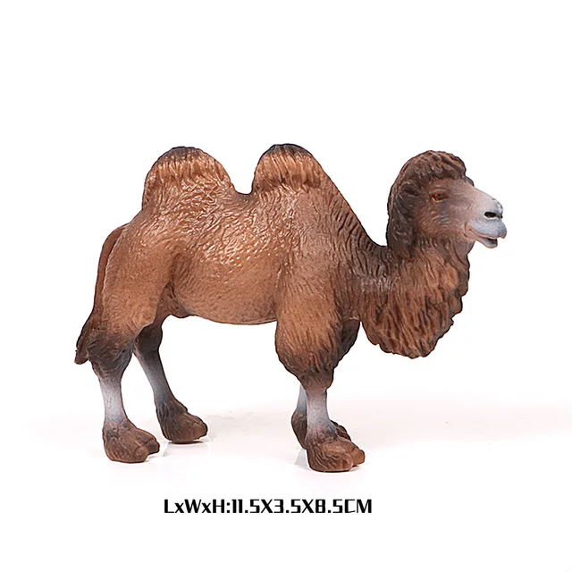 Desert Camel Figure Animal Model Resin Decoration Artware Collector Toy Gift