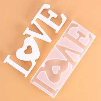 

Letter Mold LOVE HOME Shape Concrete Mould Silicone Gypsum DIY Epoxy Resin Crafts Clay Mold