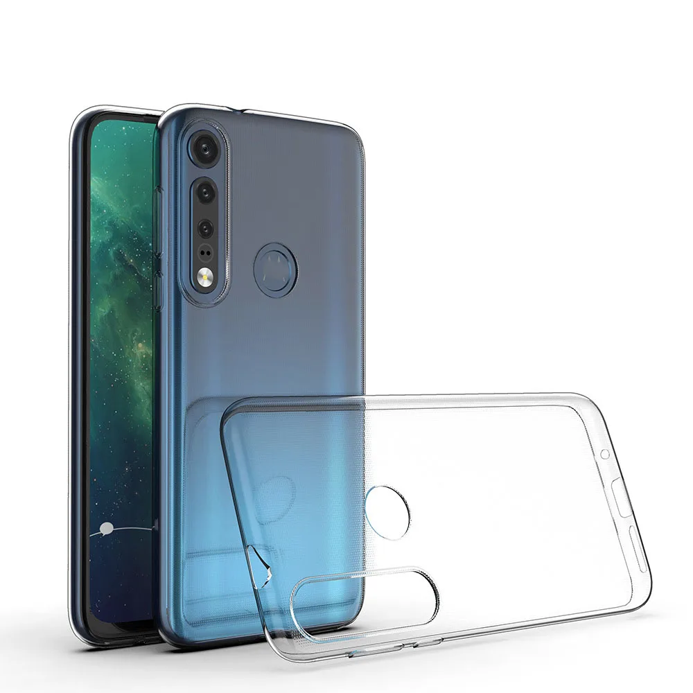 

For Motorola moto G8 G7 Plus Power Play one macro Protective Case TPU Transparent Back Cover For Moto G5S G6 E6 Plus One Power