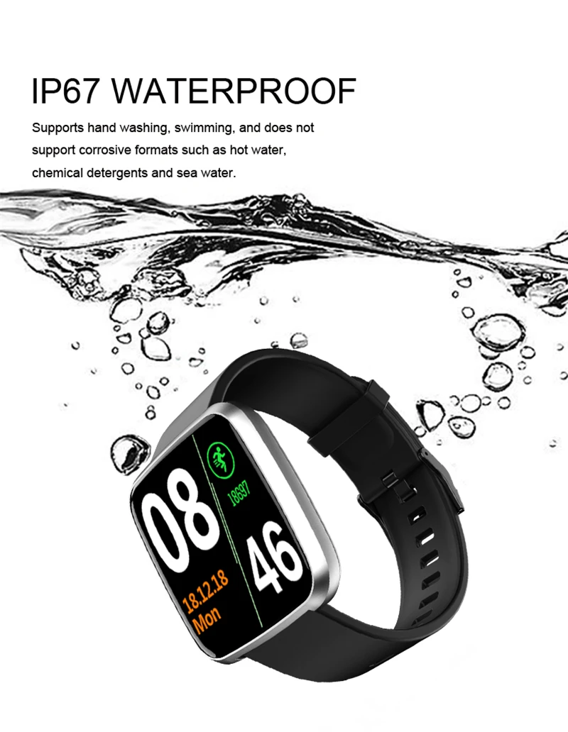 

S7 Smart Watch Heart Rate Blood Pressure Monitor Outdoor Sports Tracker Waterproof Smartwatch for Android iphone xiaomi