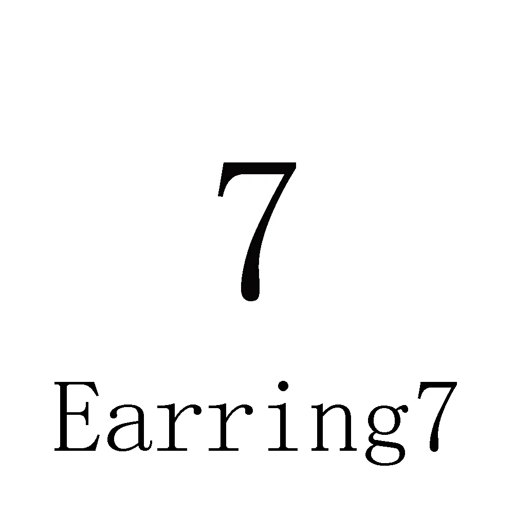 Earring7 7 925 пробы серебряные серьги в виде медведя модные серьги-гвоздики для пирсинга ювелирные изделия от производителя - Окраска металла: Earring7 7