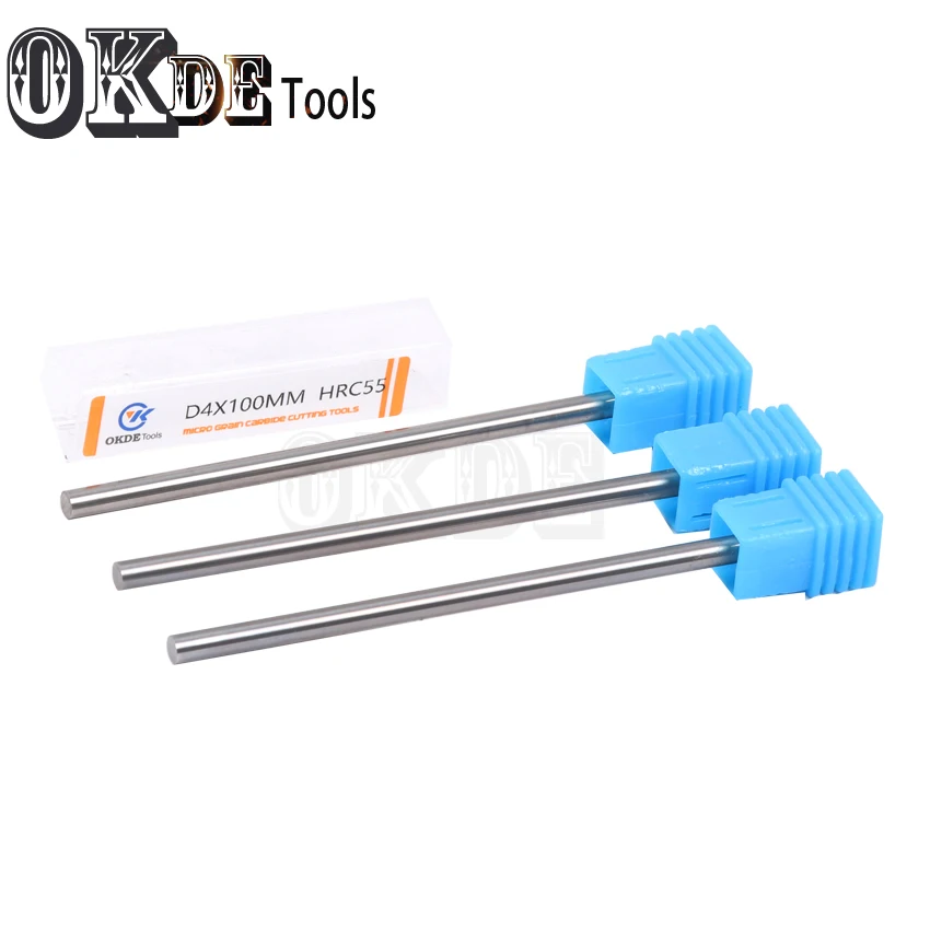 

HRC55 5pcs solid carbide rods high hardness TUNGSTEN Round Rod metal rod 2mm 3mm 6mm 10mm 16mm 20mm tungsten carbide Lathe Bar