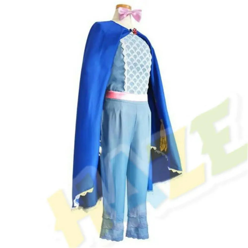 Toy Story 4 костюм косплей Бо Пип костюм на Хэллоуин женское нарядное платье униформа накидка полный комплект